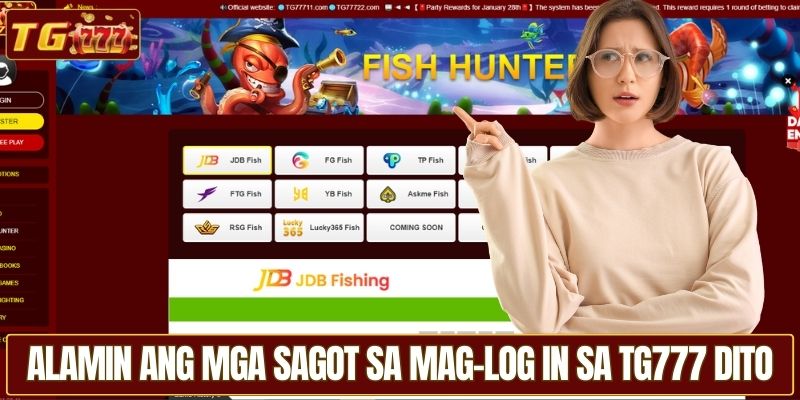 Alamin ang mga sagot sa Mag-log in sa TG777 dito