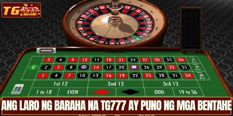 Ang Laro ng Baraha na TG777 ay puno ng mga bentahe