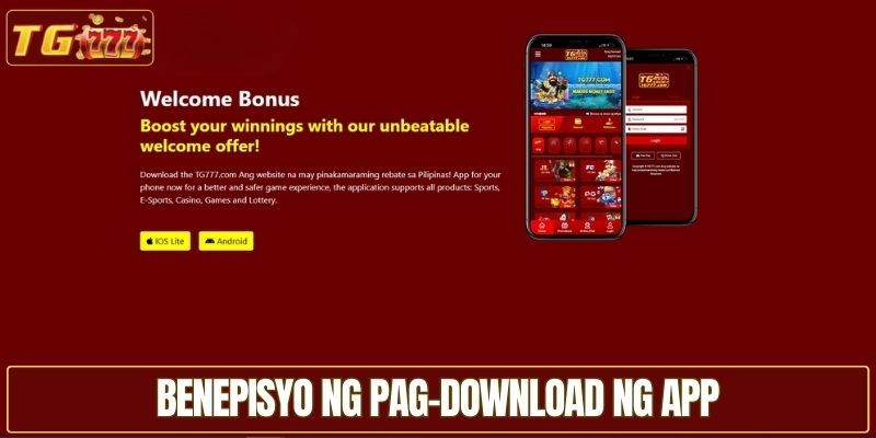 Benepisyo ng pag-download ng app