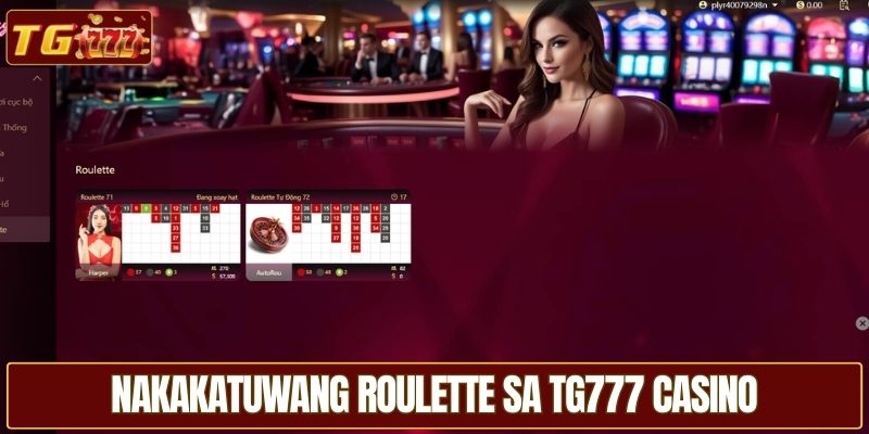 Nakakatuwang roulette sa TG777 casino