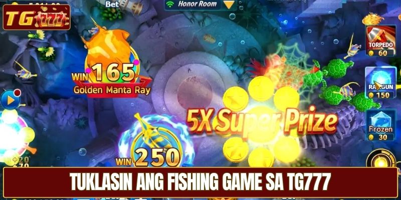 Tuklasin ang fishing game sa TG777